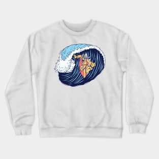 Hong Kong Phooey Surf Big Waves Crewneck Sweatshirt